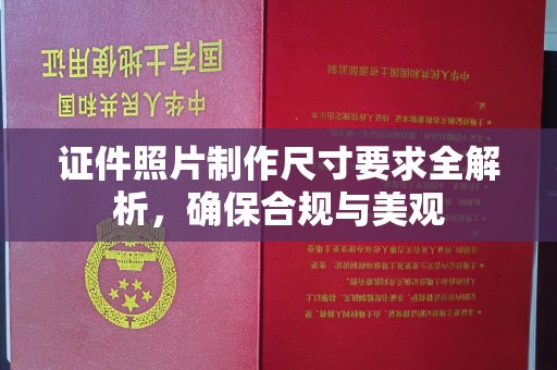 钦北证件照片制作尺寸要求全解析，确保合规与美观