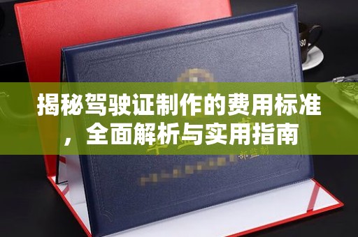 钦北揭秘驾驶证制作的费用标准，全面解析与实用指南