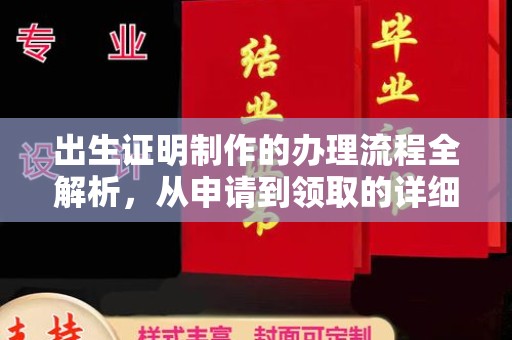 钦北出生证明制作的办理流程全解析，从申请到领取的详细指南
