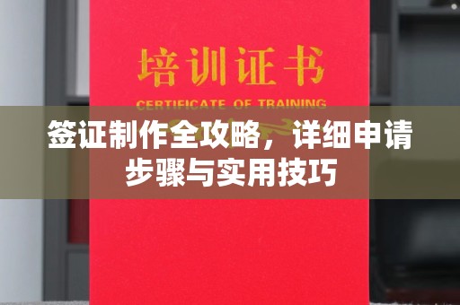 钦北签证制作全攻略，详细申请步骤与实用技巧